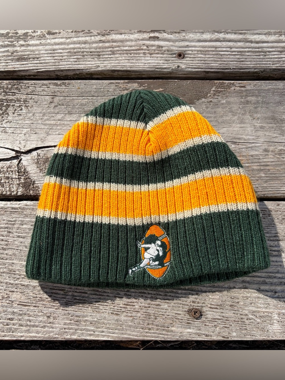 Vintage Green Bay Packers NFl Football Beanie Toque